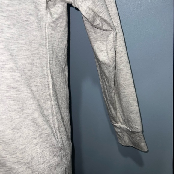 Cold shoulder grey long sleeve top - Picture 5 of 9